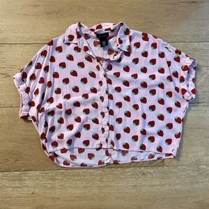 Pink Strawberry Top - Small